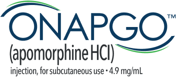 ONAPGO™ (apomorphine HCL) injection, for subcutaneous use 4.9 mg/mL